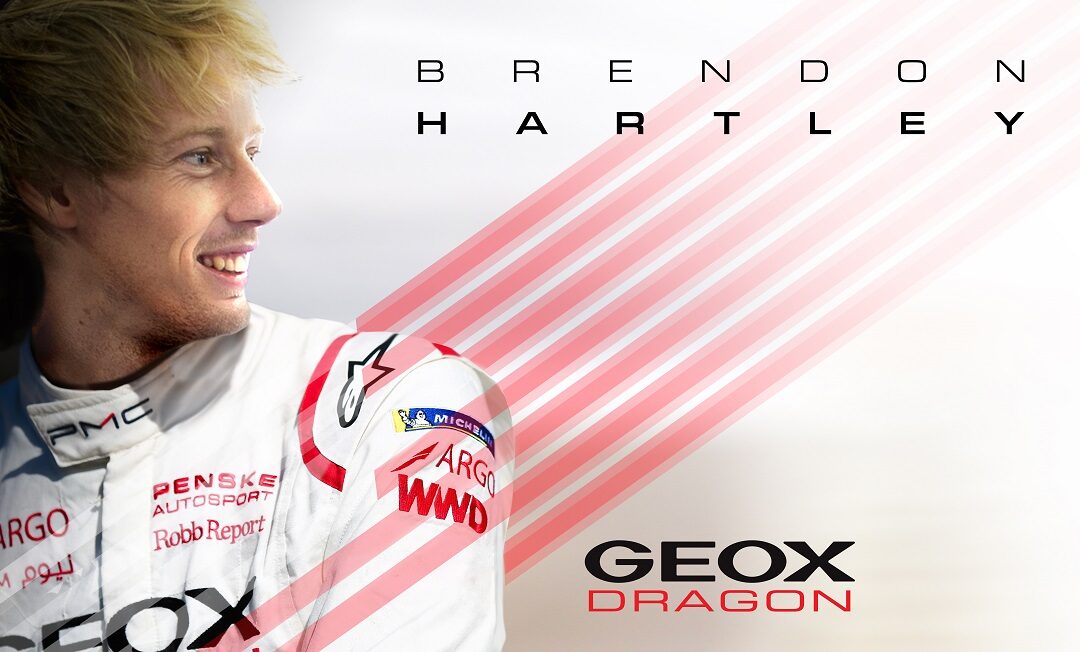 GEOX DRAGON Signs Brendon Hartley To Compete In The ABB FIA Formula E Championship