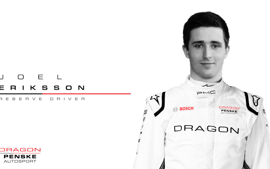 JOEL ERIKSSON APPOINTED RESERVE DRIVER, WILL RACE IN PUEBLA E-PRIX